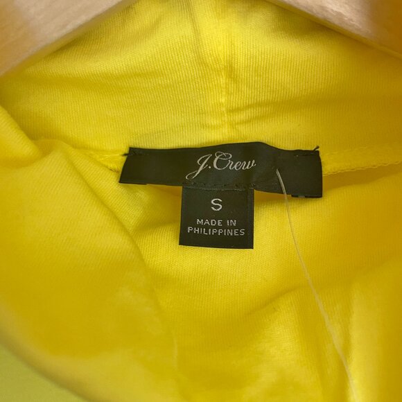 NEW J Crew Womens Tissue Turtleneck NWT S Bitter Lemon - Picture 2 of 9